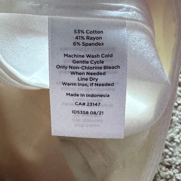 Talbots Chatham Ankle Pants White Dress Pants Womens 12 Classic Career Office - Picture 6 of 6